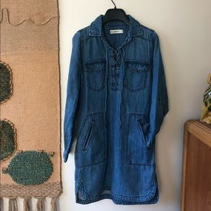 BLANKNYC denim shirt dress